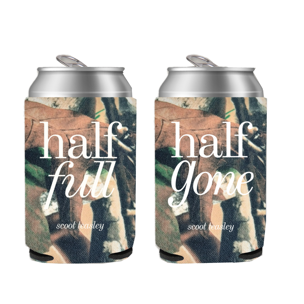 Half Gone Camo Coozie