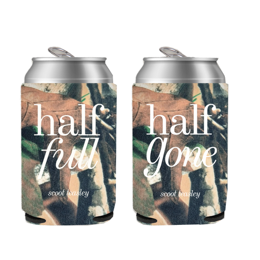 Half Gone Camo Coozie